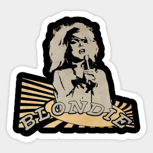 vintage blondie Sticker